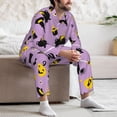 thumbnail image 7 of Disketp Cute Halloween for Pajamas Set Long Sleeve Sleepwear Mens Button Down Nightwear Pj Sets-XX-Large, 7 of 7