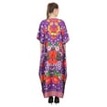 thumbnail image 6 of Miss Lavish London Kaftan Dresses for Women,Beach Kaftan Coverups,Hawaiian Coverups for Women,Long Beach & Swimsuit Coverups,Plus Size African Caftan Dress,Moroccan Style Loungewear Purple XL, 6 of 6