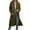 Blackish Green, variant on Women's Coat Solid Color Button Long Sleeve Loose Loose Zipper Long Cardigan Coat , Plus-Size Long Jacket, Zip-Pocket Duster, Casual Tall Coat Black M