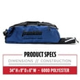 thumbnail image 7 of Franklin Sports Youth Baseball Bat Bag - Kids Teeball, Softball + Baseball Bag - Navy, 7 of 7