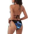 thumbnail image 2 of Zufioo Blue Viper Snake for Women's Bikini Set,High Elastic Swimsuit and Swim Trunks Two-piece Set-Removable Chest Pad,Strap Style,Pool and Beach Swimwear-XX-Large, 2 of 7