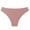 Pink, variant on TMOYZQ Seamless Underwear for Women, Tummy Control Stretch Ribbed Thongs, Invisibles G-Strings, Soft High Waist No Show Ladies Panties