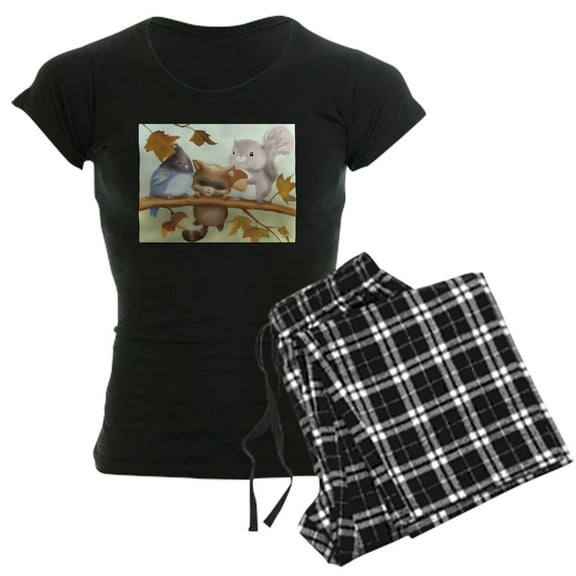 CafePress - Women's Dark Pajamas - Women's Short Sleeve Print T-Shirt and Pants Dark Cotton Pajama Set