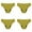 Green 4PCS, variant on 4-Pack Period Underwear for Women High Waisted Menstrual Panties High-Cut Cheeky Bikini Briefs Women Girls