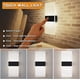 thumbnail image 2 of Aplique LED con sensor de movimiento interior, lámpara de pared con pilas, luz nocturna, batería recargable por USB, acrílico, sensor de movimiento, iluminación de pared, 2 piezas, 3000 K [Clase de eficiencia energética E] Rojo Verde, 2 of 5