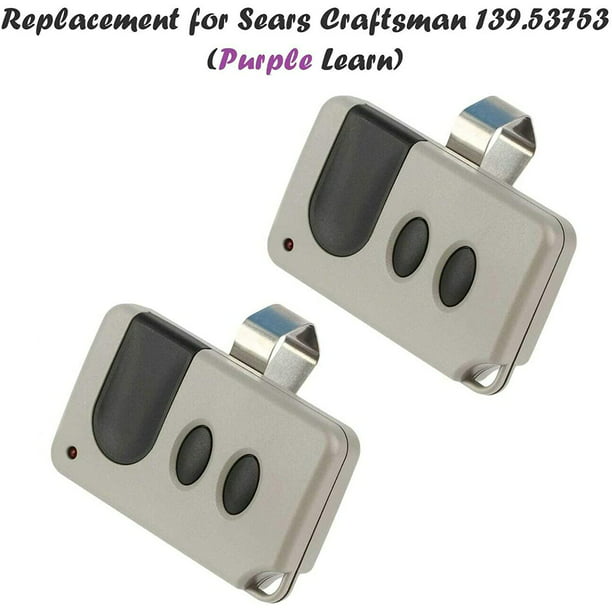 2 For Sears Craftsman 139 53753 Garage, Sears Craftsman Garage Door Opener Battery Replacement