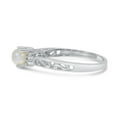 thumbnail image 4 of 10k White Gold Freshwater Cultured Pearl And Diamond Ring, 4 of 6