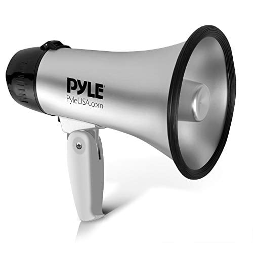 Compact and Battery Operated with 20 Portable Megaphone Speaker Siren Bullhorn 