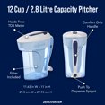 thumbnail image 4 of Zerowater 4934246 Ready-Pour 96 oz Blue Water Filtration Pitcher, 4 of 8