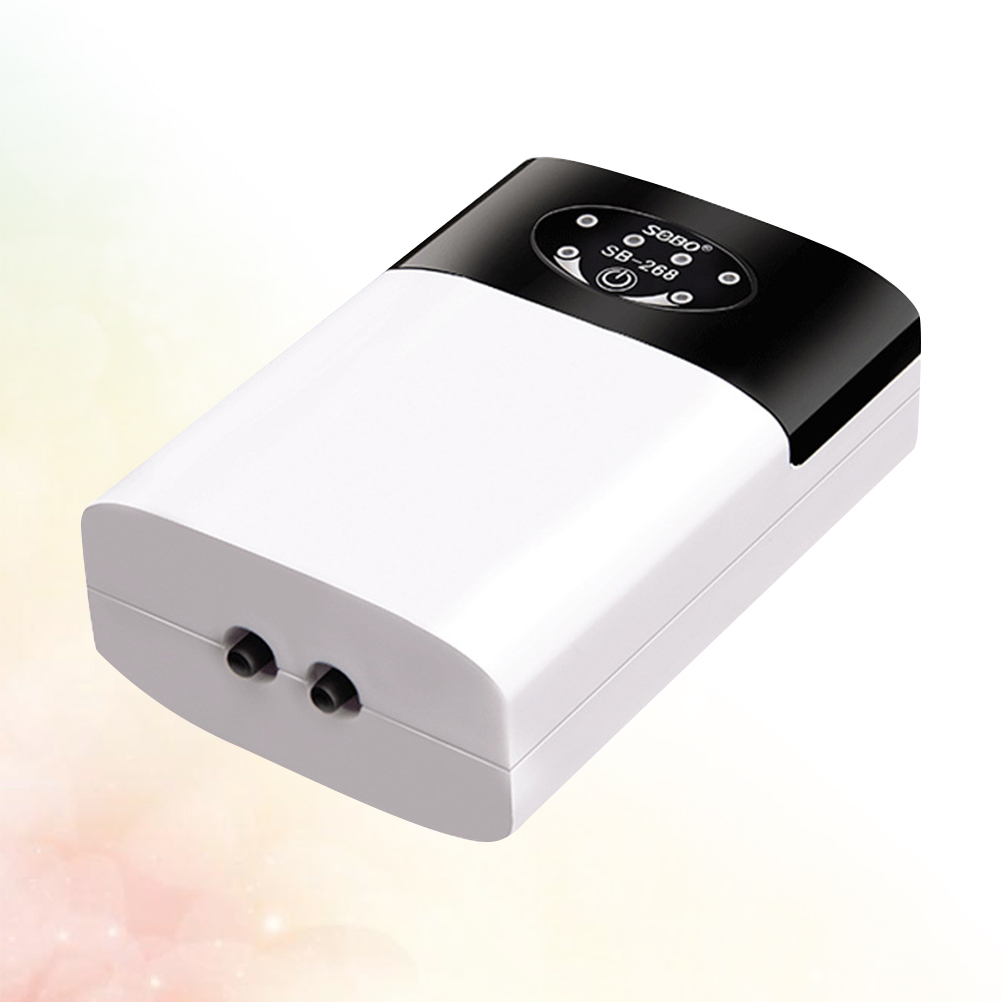WHAMVOX Portable USB Charging Oxygen Pump for Fish Tank Aquarium with ABS Material White Color Producing More Bubbles 5.8 Inches