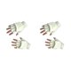 thumbnail image 2 of sweethay 1 par de manoplas para mujer, práctica manopla Convertible para mantener el calor, fundas de mano simples para exteriores, accesorio de ropa Blanco 2piezas sweethay CBP205452, 2 of 6