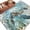 Sea Turtle Coastal, variant on 2x3 Ft Entryway Area Rug, Sea Turtle Coastal Kitchen Rug Runner Washable Floor Mat, Summer Beach Teal Coral Starfish Non Slip Indoor Door Mat Throw Carpet for Bathroom Living Room Bedroom