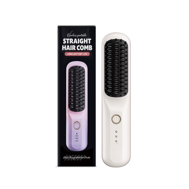 Pisexur Belleza Maquillaje Plancha de pelo para mujer, recargable, compacta, con 4 niveles de temperatura y placas de cerámica de calentamiento rápido.para mujeres y hombres