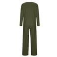 thumbnail image 6 of Hanen Women and Man Medical Uniform Scrubs Set With Pocket- Long Sleeve Scrubs with Top and Pants, 6 of 8