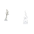 thumbnail image 1 of Figura De Bailarina Moderna Con Llamas, Escultura Artística, Adorno Creativo De Resina Para Dormitorio, Chimenea, Oficina, Entrada, Patio, Estantería, Regalo, 1 of 8