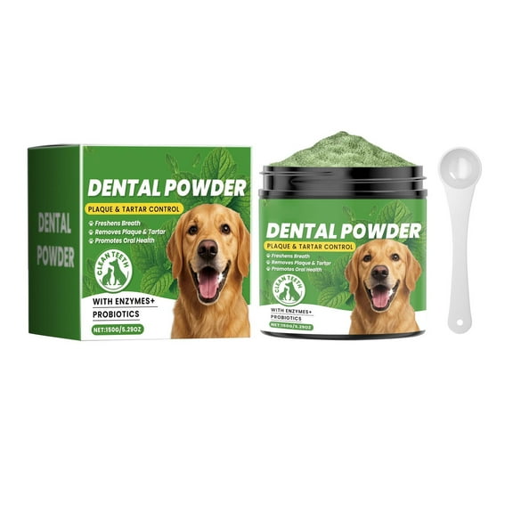 Advanced Oral Care Powder for Plaque Removal and Fresh Breath Support Without Brushing for Optimal Dog Hygiene