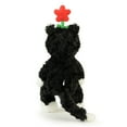 thumbnail image 4 of 14.96Inch Soft Black Cat Stuffed Animals with Flower on the Head, Cuddly Soft Kitty Plushie Throw Pillow, Perfect Birthday Christmas New Year Valentine's Day Gifts for Women Girlfriend Teens Lover, 4 of 8