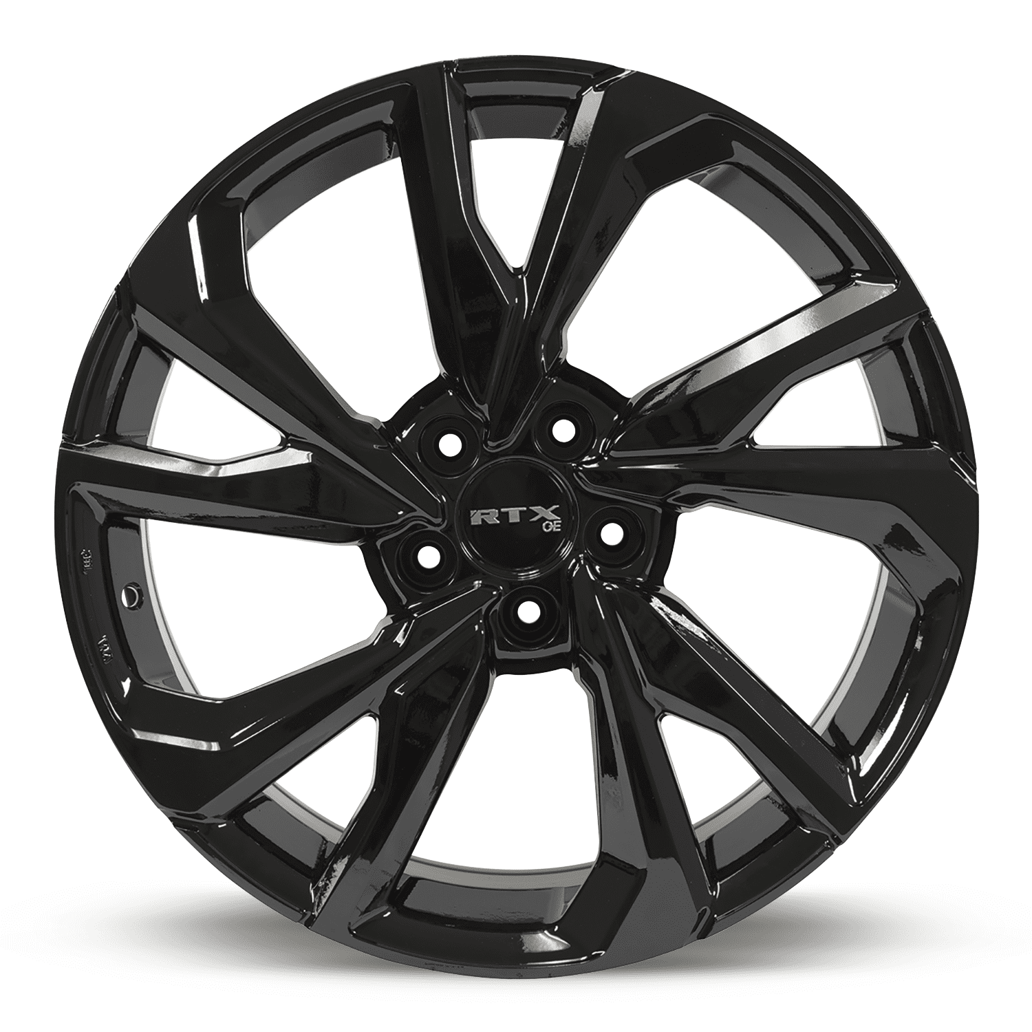 RTX Nikko 19x7.5 5x114.3 ET45 CB64.1 Gloss Black Wheel