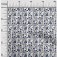 thumbnail image 1 of oneOone Polyester Lycra Fabric Leaves & Floral Block Print Sewing Fabric BTY 56 Inch Wide, 1 of 4