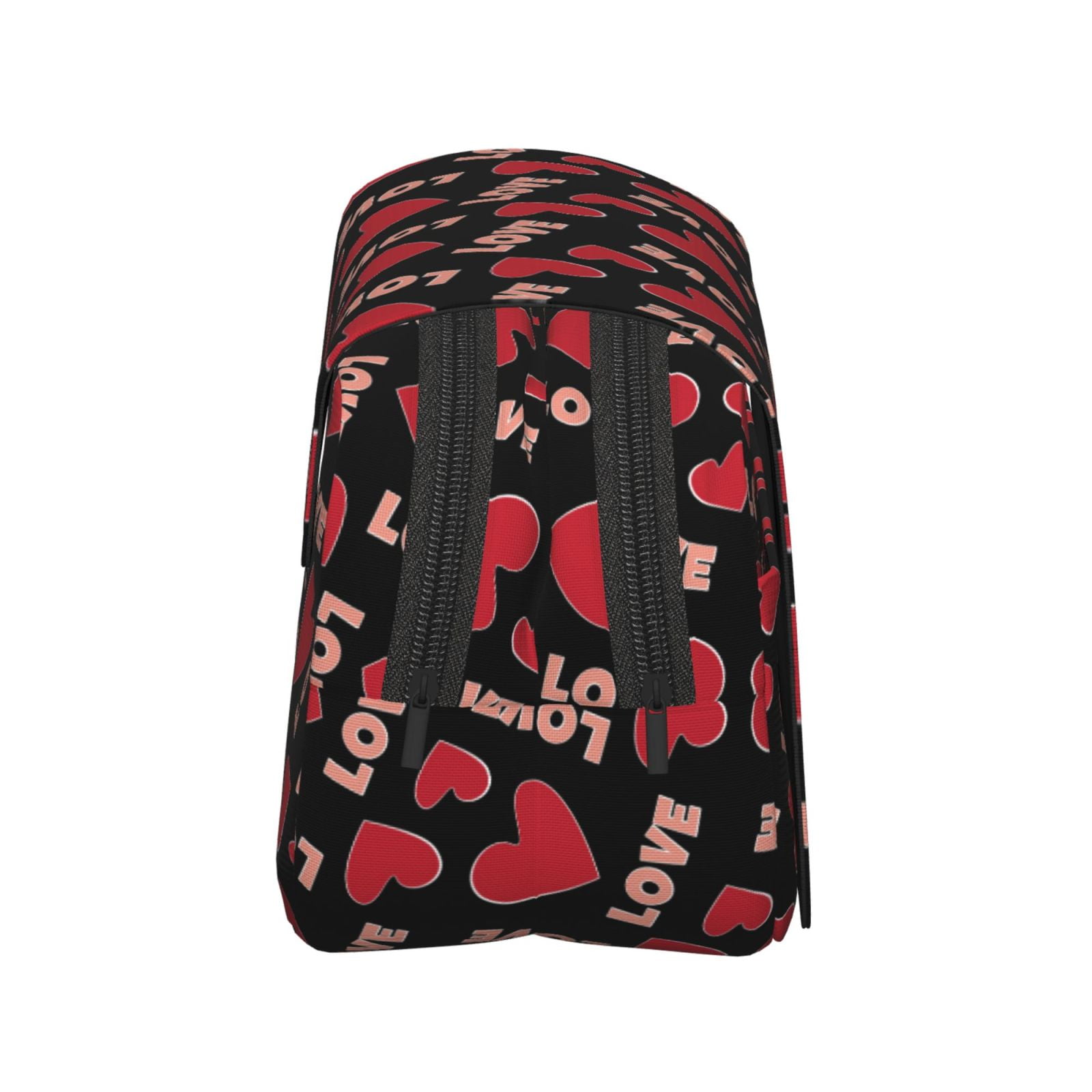 Rateoe Heart and love Pattern Double Clamshell Pen Case, Storage Organizer with Two Zipper Compartments– Holds Up to 50 Pencils & Pens