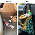 thumbnail image 6 of Yuyamidu Leopard Print Car Trash Bag Sunflower Car Rubbish Bin Accessories for SUV Van Collapsible Automotive Trash Container Hanging Car Garbage Bag, 6 of 7
