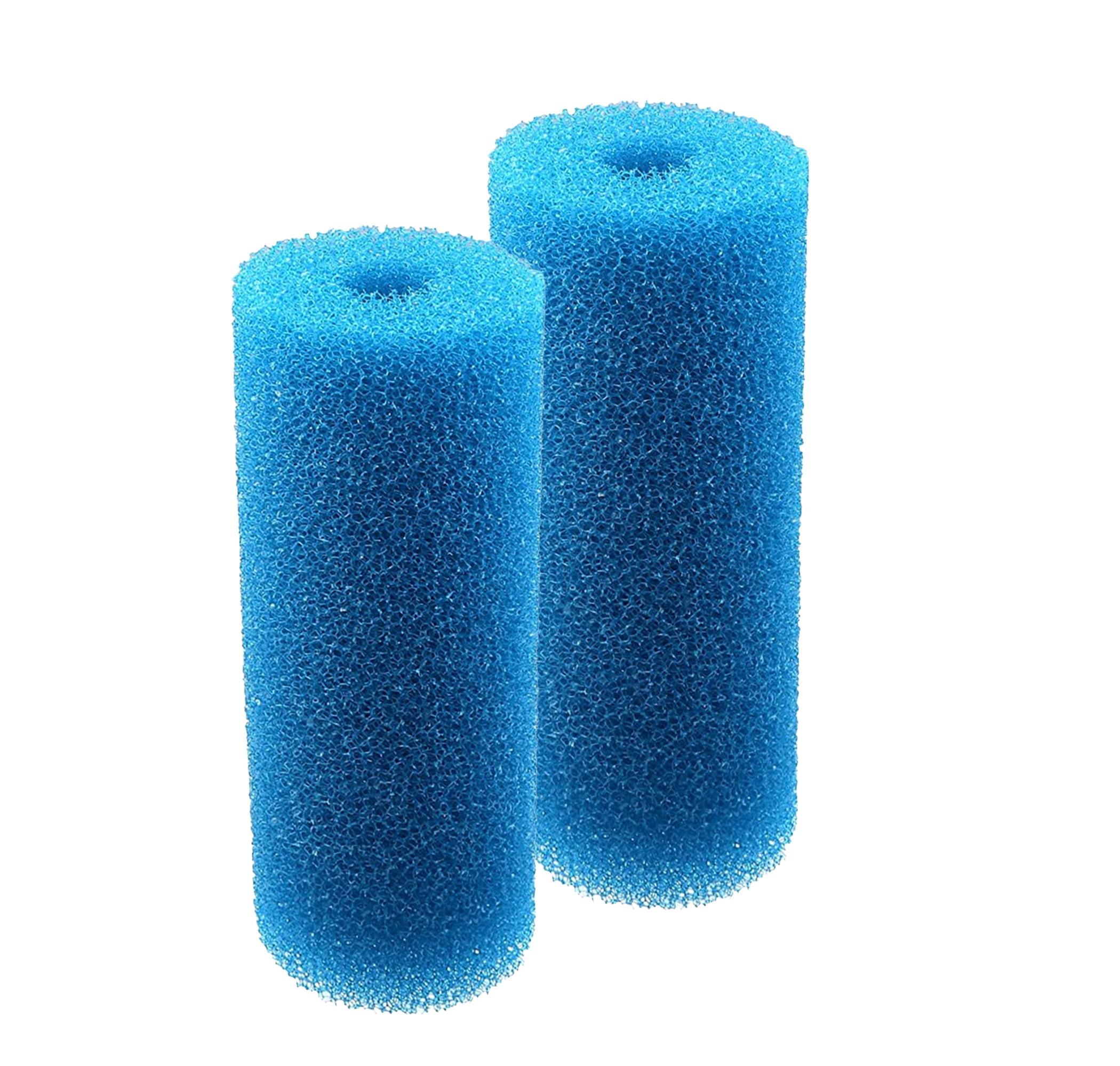 Delapan 5.9" Pre-Filter Blue Foam Replacement Sponge Filtration Kit for Aquarium Fish Tank, 12 Pack