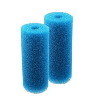 Delapan 5.9" Pre-Filter Blue Foam Replacement Sponge Filtration Kit for Aquarium Fish Tank, 2 Pack