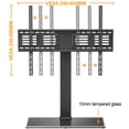 FITUEYES Mount Universal TV Stand Base Swivel Tabletop TV Stand up to