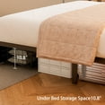 thumbnail image 4 of Dyzmo Full Size Bed Frame with 45.1" High LED Storage Headboard Shelf, Bed Metal Platform, Black, 4 of 9