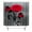Red, variant on Bathroom Shower Curtains, Red Rose Flower Butterfly Raindrop Waterproof Polyester Fabric Shower Curtain Sets Bathroom Curtains with 12Hooks (Red, 72X72 inch)