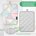 thumbnail image 6 of Yayeee Pot Holders Kitchen Heat Resistant with Pocket 7"x9.8" Cotton Oven Cooking Hot Pads, Purple Geometric, 6 of 7