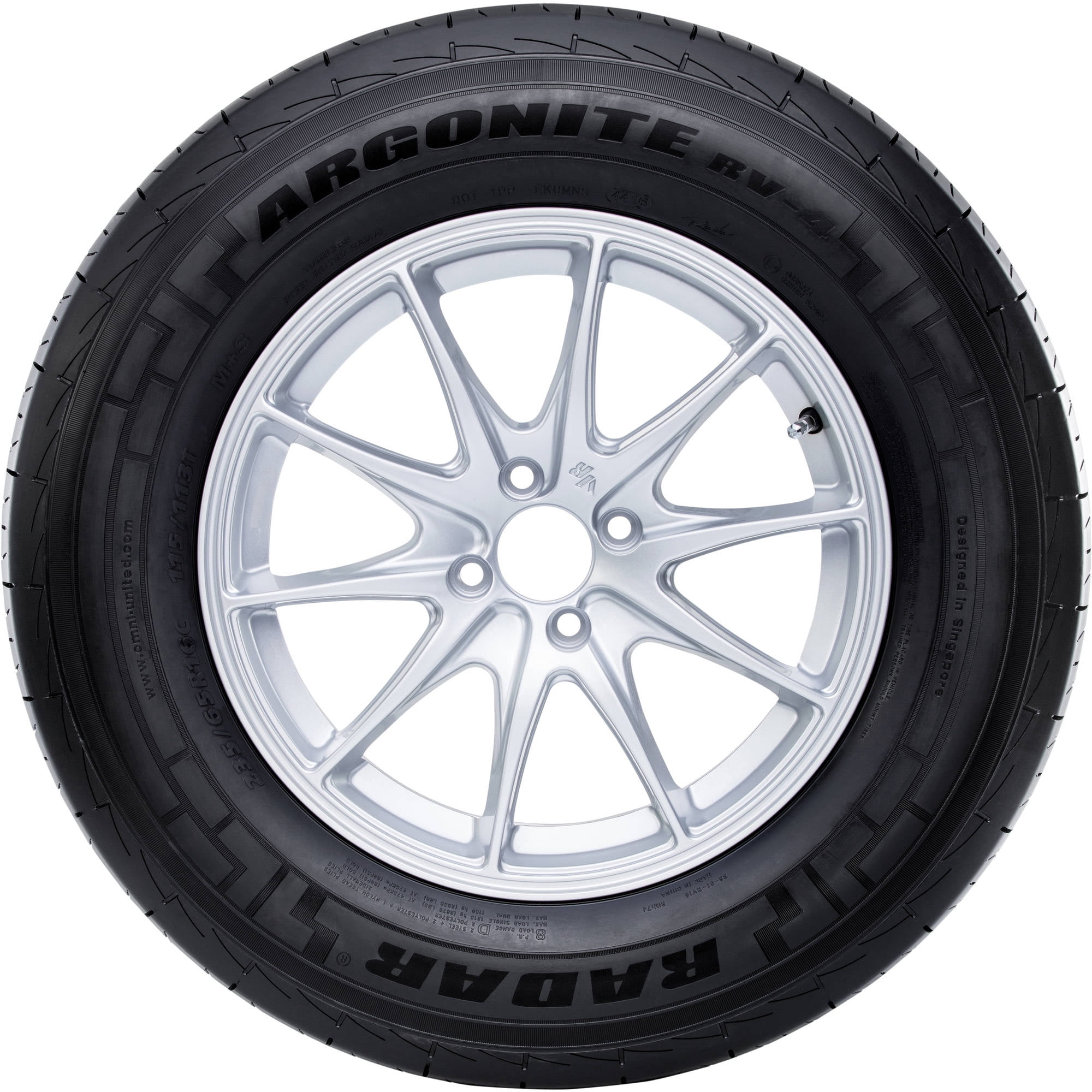Radar Argonite RV4 225/75R16 121 R Tire