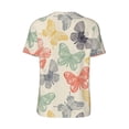 thumbnail image 3 of Balery Butterfly Baseball Jersey for Men Casual Button Down Shirts Short Sleeve Active Team Sports Uniform-Large, 3 of 9