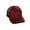 Burgundy Black White Black, variant on Structured Trucker Mesh Hat Custom Colors Letter Q Initial Baseball Mid Profile