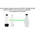 thumbnail image 2 of Glass Carbonating Bottle fits SodaStream Aqua Fizz, Crystal, and Penguin Sparkling Water Machines, Not for Plastic Bottle Machines, 2 of 7