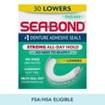 thumbnail image 3 of (5 pack) Sea Bond Secure Denture Adhesive Seals, Fresh Mint Lowers, Zinc-Free, All-Day-Hold, Mess-Free, 30 Count, 3 of 9