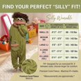 thumbnail image 6 of Kintue Goofy Monster Onesie Adult, Plush Halloween Pajamas with Big Mouth Design, Warm Matching Family Pajamas for Couples and Friends, 6 of 13