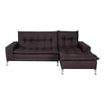 thumbnail image 4 of Sofá Cama M & E Muebles Carmen Modular Chocolate de Lino Derecha, 4 of 9