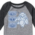 thumbnail image 3 of Disney - Lilo & Stitch - Sketch Drawing Of Stitch - Toddler & Youth Raglan Graphic T-Shirt, 3 of 5