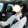 thumbnail image 4 of LANFENG Car Seat Belt Cover Stocking Stuffers Cute Fluffy Pig Frog Sheep Dinosaur Safety Seatbelt Shoulder Pad Auto Accessory Neck Cushion Protector Seatbelt, 4 of 8