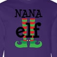 thumbnail image 4 of Inktastic Nana Elf Christmas Long Sleeve T-Shirt, 4 of 5