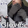 thumbnail image 7 of 12 Pairs of Winter Gloves Mens Womens and Kids - Thermal Knit Stretchy Fuzzy Bulk Glove Colors (MENS ASSORTED SOLID), 7 of 7