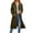 Army Green, variant on Women’s Long Hooded Zip Up Coat Full Length Casual Loose Fit Jacket with Drawstring and Pockets for Daily Wear Navy XL