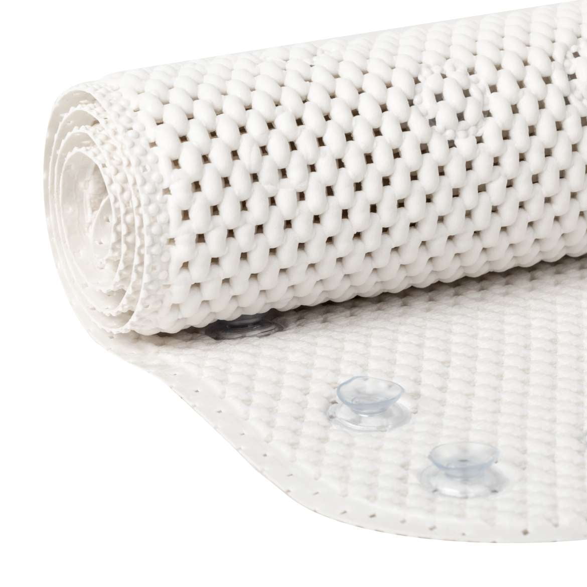 Mainstays 17 In. x 36 In. Cushioned Bath Tub Mat, White