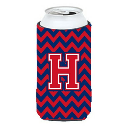 

Caroline s Treasures CJ1054-HTBC Letter H Chevron Yale Blue and Crimson Tall Boy Hugger Tall Boy multicolor