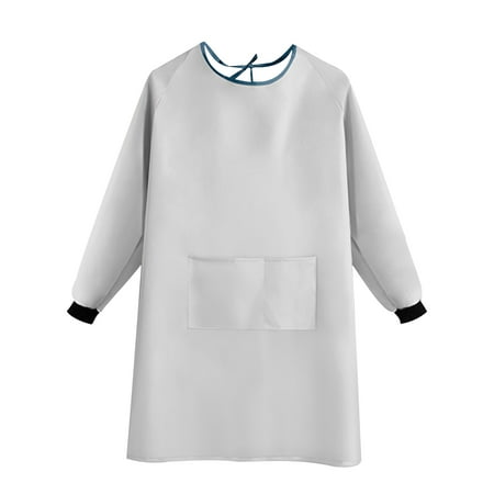 

Kitchen Apron Cartoon Pattern Oil Proof Waterproof Aprons with Insert Pocket