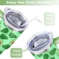 thumbnail image 5 of 40oz Avocado Tumbler with Handle & Straw, Stainless Steel Insulated Cup, Leak Proof Travel Mug, Keeps Drinks Hot/Cold,Coffee Cup, Gifts for Women Men, 5 of 7
