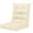 Beige, variant on Barara King 22 x 44 Inch Tufted Outdoor Patio Chair Seating Pad-Beige