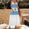 thumbnail image 2 of Drapeau d'Argentine - Robe Sans Manches Bandera de Argentine Tenues de Plage pour Femmes Robe sexy Sensuelle pour Femmes, 2 of 4