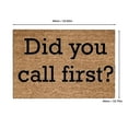 thumbnail image 3 of Did You Call First Doormat | New Home Gift | Housewarming Gift | Wedding Gift | Welcome Door Mat | Custom Doormat | Gift, 3 of 8